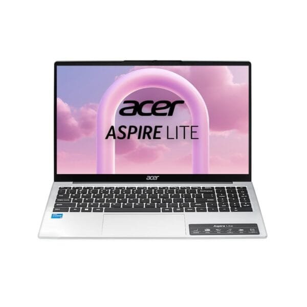 Acer Aspire Lite 12th Gen Intel Core i5-12450H Thin and Light Laptop(Win11Home/12GB RAM/512GB SSD/Intel UHD Graphics/MSO)AL15-52H, 39.62cm(15.6") FHD IPS Display, Backlit Keyboard, Pure Silver, 1.7KG