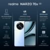 realme NARZO 70x 5G (Ice Blue, 6GB RAM,128GB Storage)|120Hz Ultra Smooth Display|Dimensity 6100+ 6nm 5G|50MP AI Camera|45W Charger in The Box - Image 2