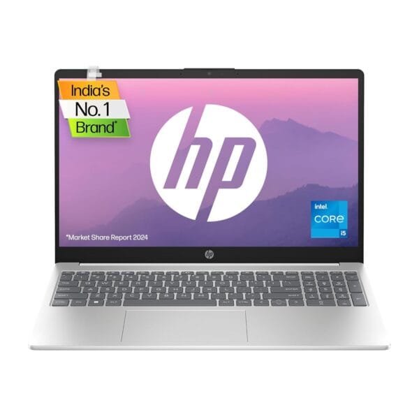 HP 15 Intel Core i5 13th Gen (16GB Ram/512GB SSD/Fhd/Windows 11/Ms Office/Backlit Kb/15.6" (39.6Cm)/Silver/1.59Kg) Fd0316Tu Laptop