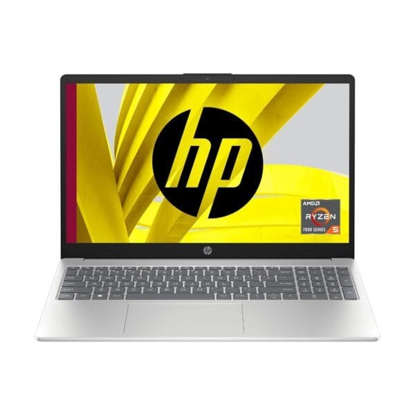 HP 15, AMD Ryzen 5 7520U, 16GB LPDDR5, 512GB SSD, 15.6-inch(39.6cm), Anti-Glare, FHD Laptop, AMD Radeon Graphics, Backlit KB, 1080p FHD Camera (Win 11, Office 21, Silver, 1.59kg) fc0156AU