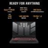 ASUS TUF Gaming A15 (2024), 15.6" (39.62cm) FHD 144Hz, AMD Ryzen 9 8945H, Gaming Laptop (16GB DDR5/1TB SSD/NVIDIA GeForce RTX 4070 /Windows 11/Office 2021/Mecha Gray/2.20 Kg), FA507UI-LP066WS - Image 2