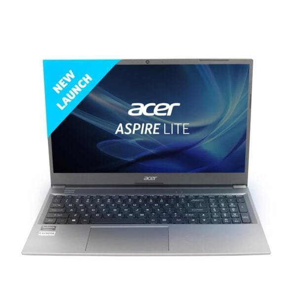 Acer Aspire Lite 12th Gen Intel Core i3-1215U Premium Metal Laptop (8GB RAM/512GB SSD/Windows 11 Home) AL15-52, 39.62cm (15.6") Full HD Display, Metal Body, Steel Gray, 1.59 Kg