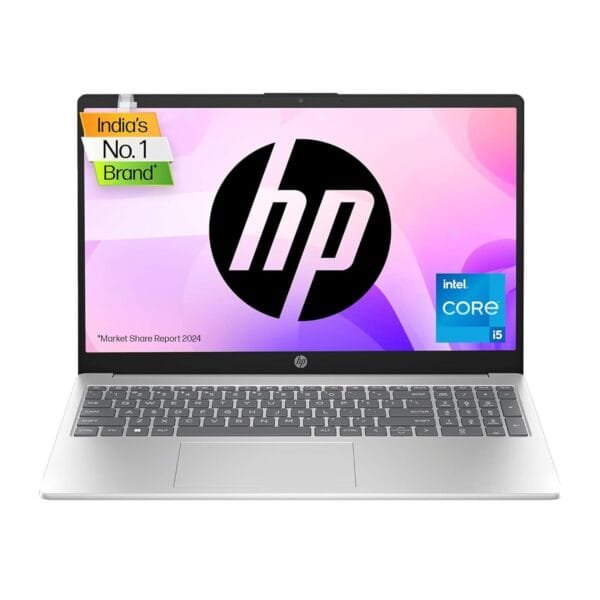 HP 15 Intel Core i5 13th Gen (16GB Ram/512GB SSD/Fhd/15.6" (39.6 Cm)/Windows 11/Ms Office' 21/Backlit Keyboard/Silver/ 1.59 Kg) Fd0221Tu Laptop