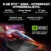 HP [Smart Choice Omen Gaming Laptop, AMD Ryzen 7 7840Hs, 8GB RTX 4060 GPU, 16.1"(40.9 Cm), FHD, IPS, 165 Hz, 300 Nits, 16GB DDR5, 1Tb SSD, RGB Kb, 7Ms Response Time (Win 11, Black, 2.32 Kg),Xd0020Ax - Image 2