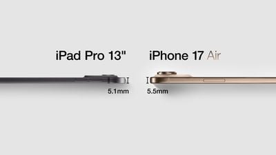 iPad Pro vs iPhone 17 Air Feature