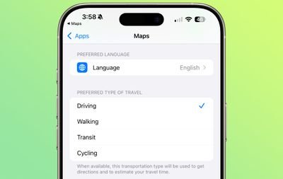 ios 18 4 maps preferred